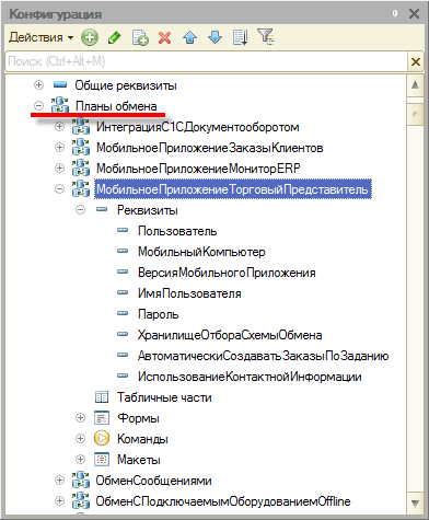 План обмена