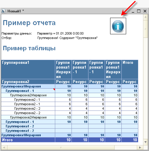 Редактор табличного документа
